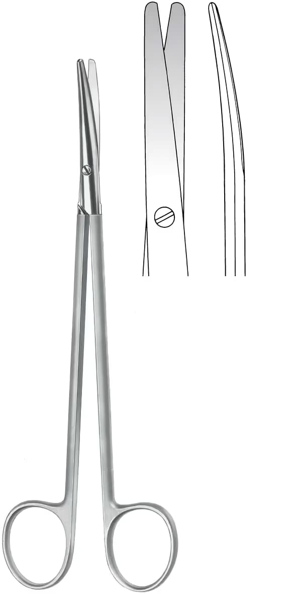 MAKAS METZENBAUM SUPER KESICI 18CM EĞRİ