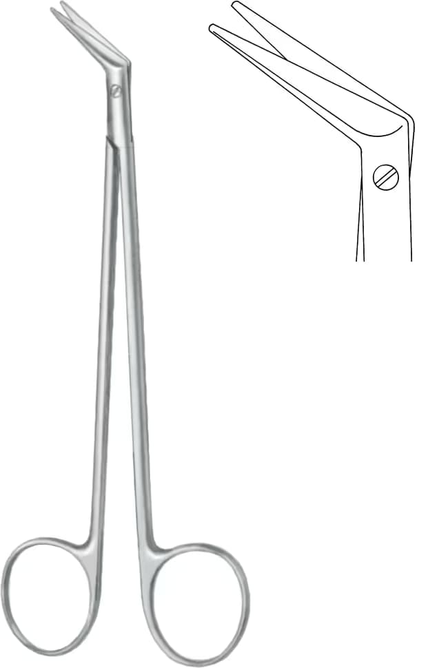 MAKAS DEBAKEY 16CM 60DERECE
