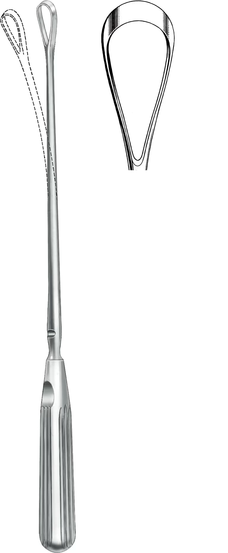UTERIN KÜRET SIMS 25,5CM 21MM KÜNT