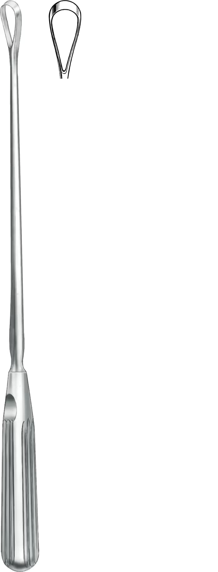 UTERIN KÜRET SIMS 25,5CM 9MM KESKİN