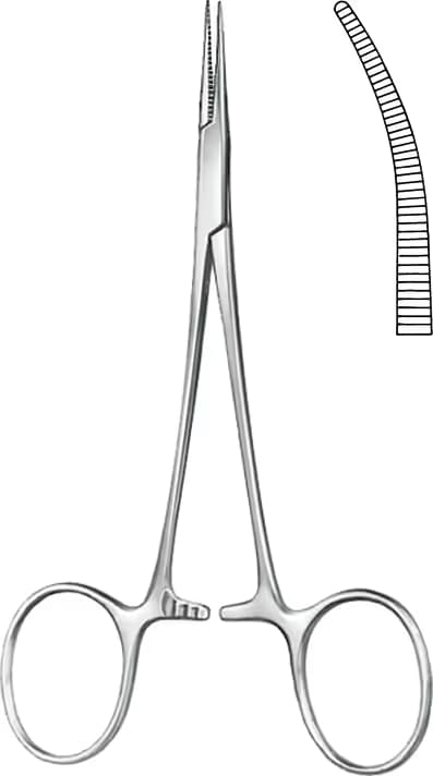 HALSTED MOSKUTO KLEMP 14CM EĞRİ