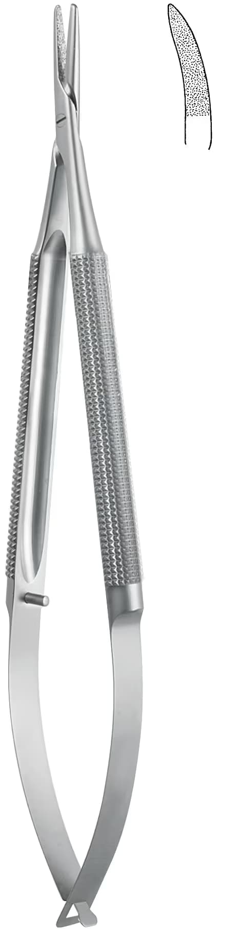 Portegü Mikro kilitsiz yuvarlak sap 2,0mm 15cm eğri