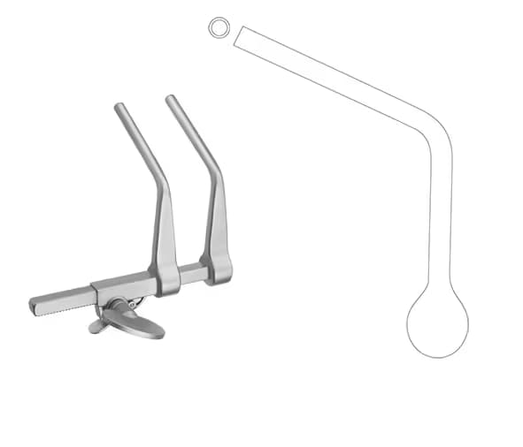 CERVICAL VERTEBRAL DİSTRAKTOR SISTEM CASPAR SOL 13CM