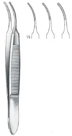 GRAEFE penset dişsiz 0,5mm