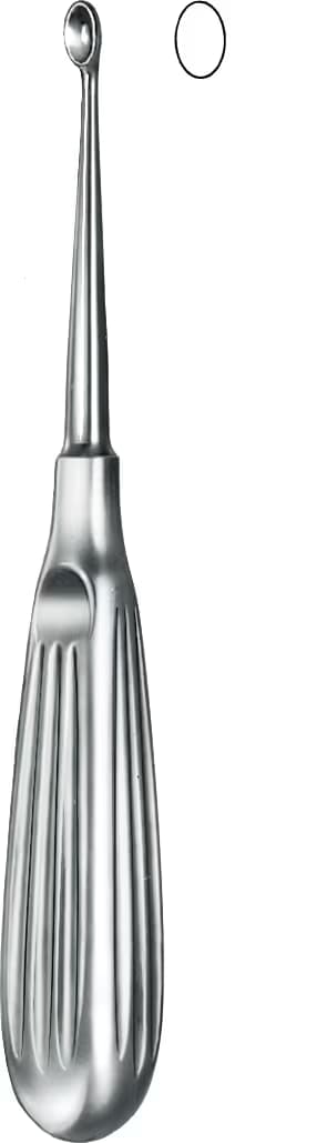 KEMIK KURETI VOLKMANN 17CM FIG.00 4,4MM