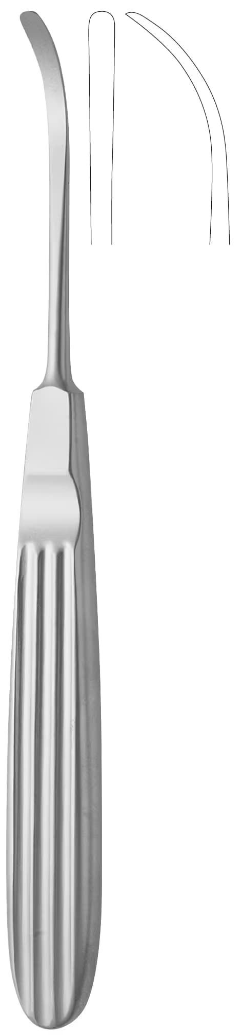 MÜHLİNG RASPA 17CM 4MM EĞRİ