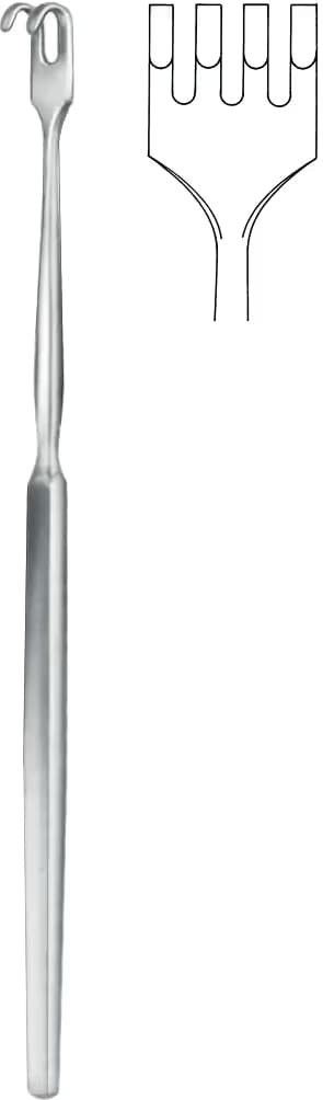 KANCA 16,5CM 4DİŞLİ KESKİN