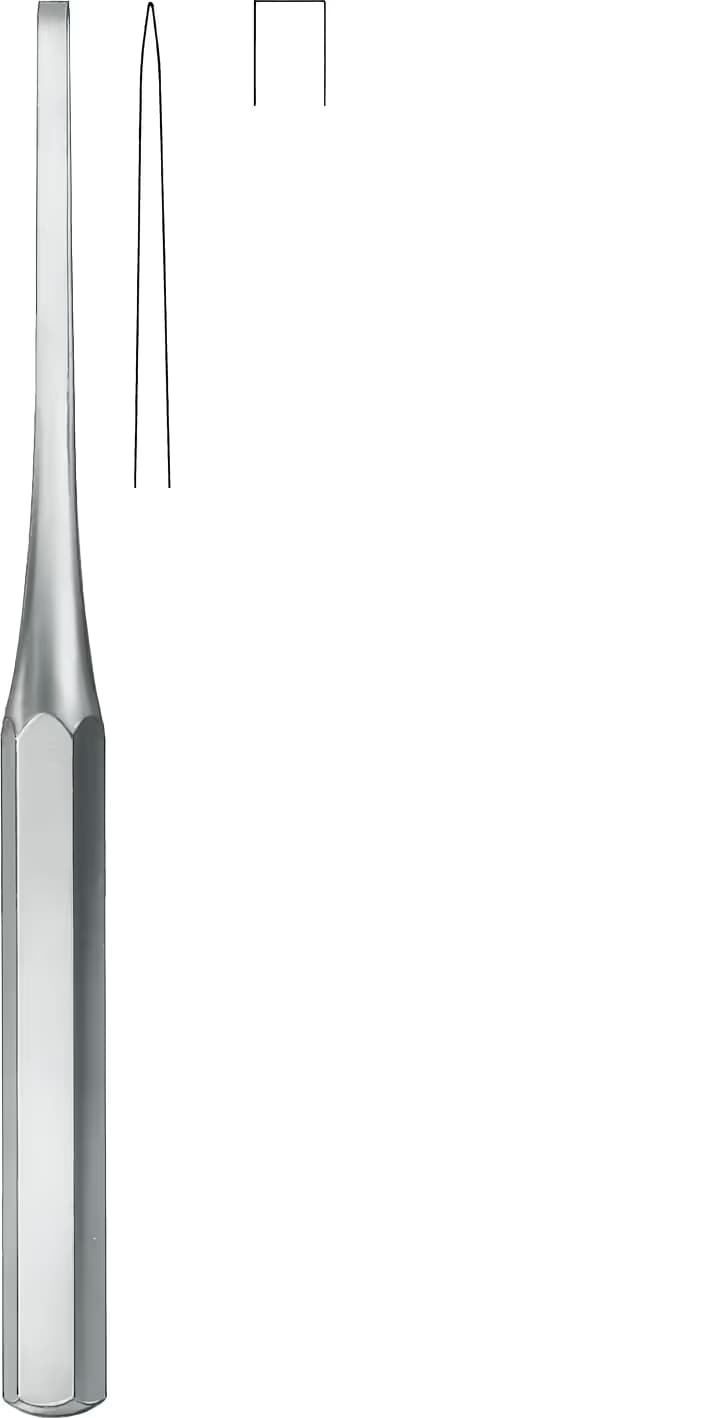 OSTEOTOM HIBBS DÜZ 24,5cm 6mm
