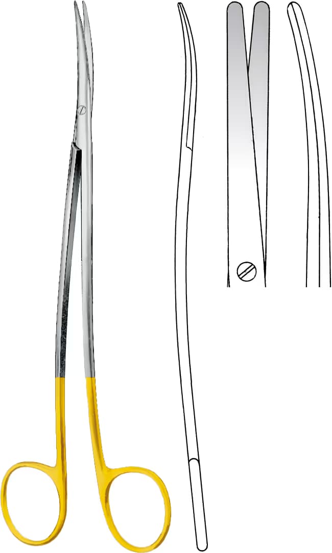 TC MAKAS METZENBAUM S MODEL İNCE 20CM EĞRİ