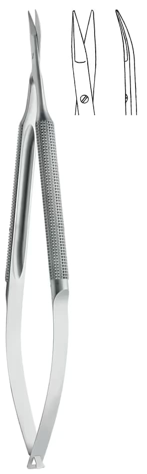 MİKRO MAKAS 14,5cm S/S EĞRİ