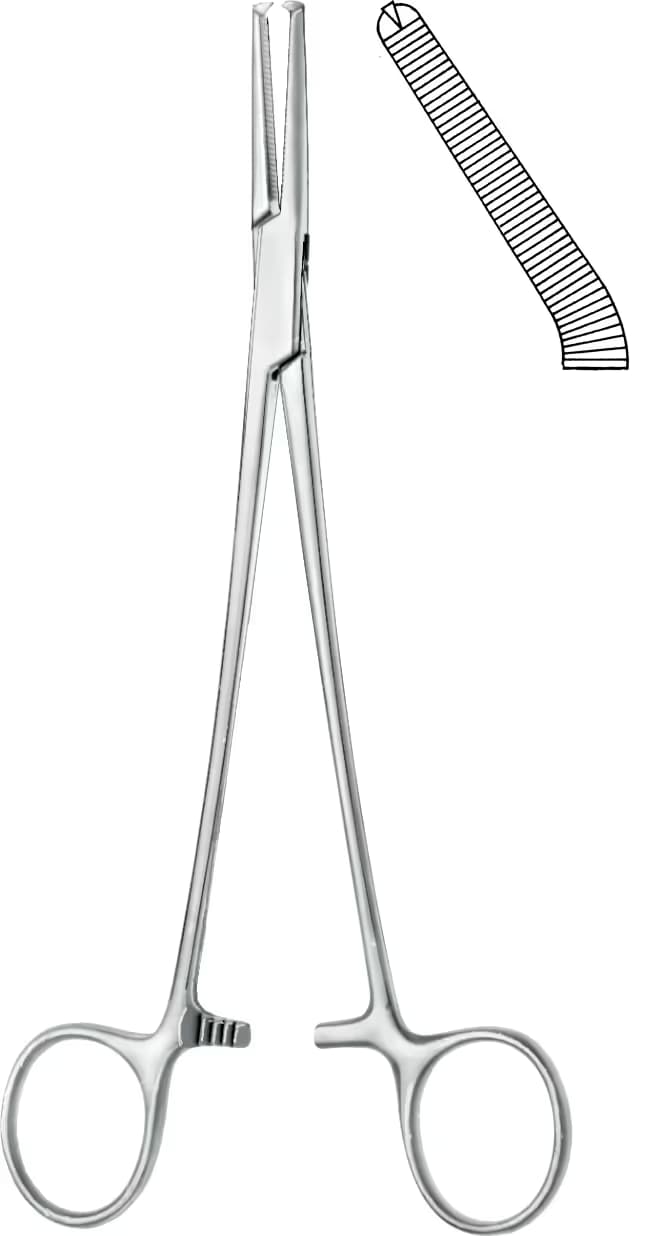 HİSTEROKTOMİ KLEMP PHANEUF 1X2 DISLI 20CM EĞRİ
