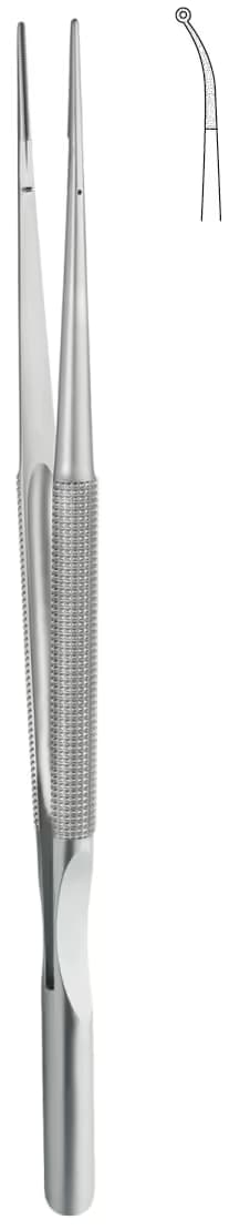 TC PENSET MİKRO YUVARLAK SAP DENGE AYARLI 23CM 1x0,5mm EĞRİ