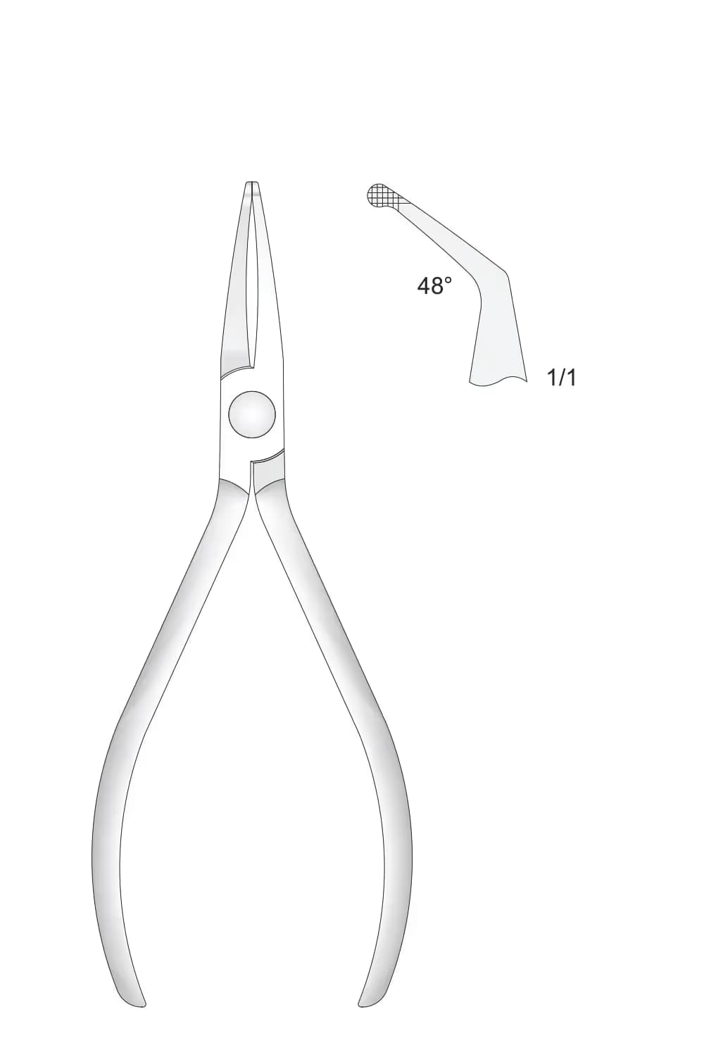 Evrensel Pense 145Mm, Eğri Küçük