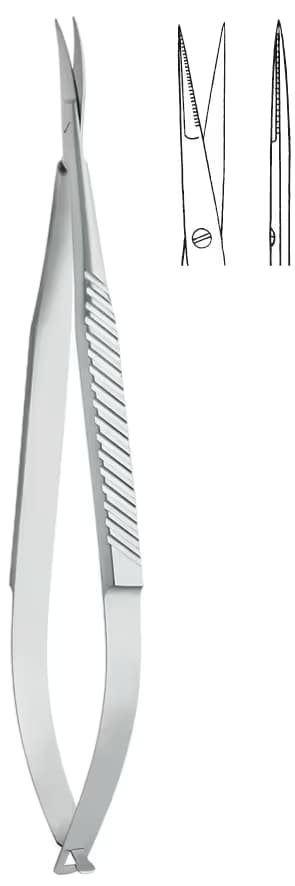 MİKRO MAKAS DÜZ SAP 14MM TIRTIKLI AĞIZ S/S 15CM DÜZ