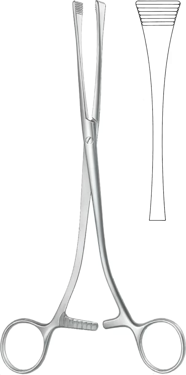 HEMOSTATİK KLEMP GREEN-ARMYTAGE SEZERYAN İÇİN DÜZ 22CM