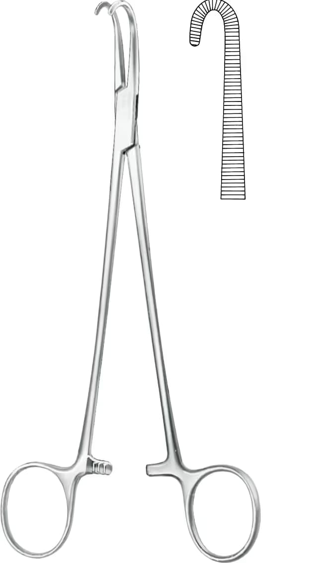 HEMOSTATİK KLEMP NEGUS 19CM EĞRİ