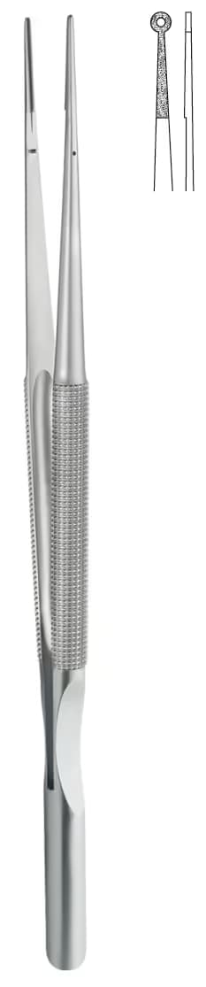 TC PENSET MİKRO YUVARLAK SAP DENGE AYARLI PLATFORMLU 23CM 2x1,0mm DÜZ