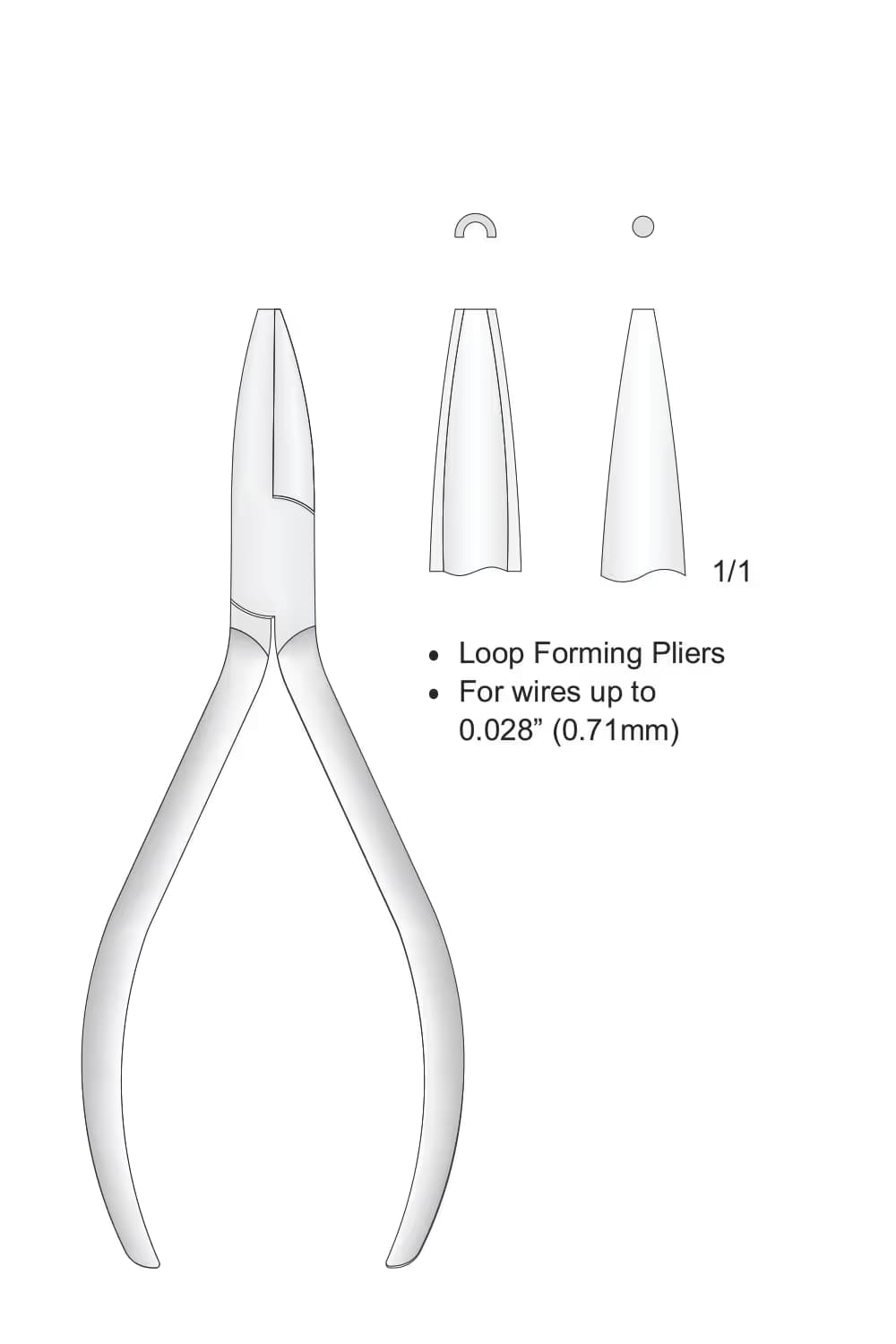 Hollow Chop Pensesi 130Mm, (0,71Mm'Ye Kadar Olan Teller İçin)