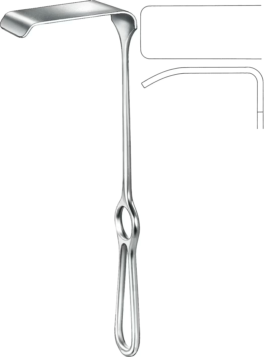 EKARTOR LANGENBECK 21CM 43x13MM