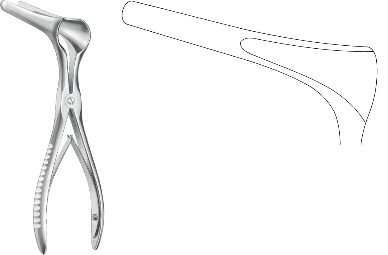 BURUN SPEKULUMU KILLIAN 14cm 75mm