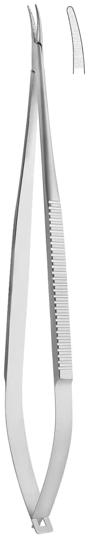 TC Portegü Mikro kilitsiz düz sap 1,2mm 21cm eğri