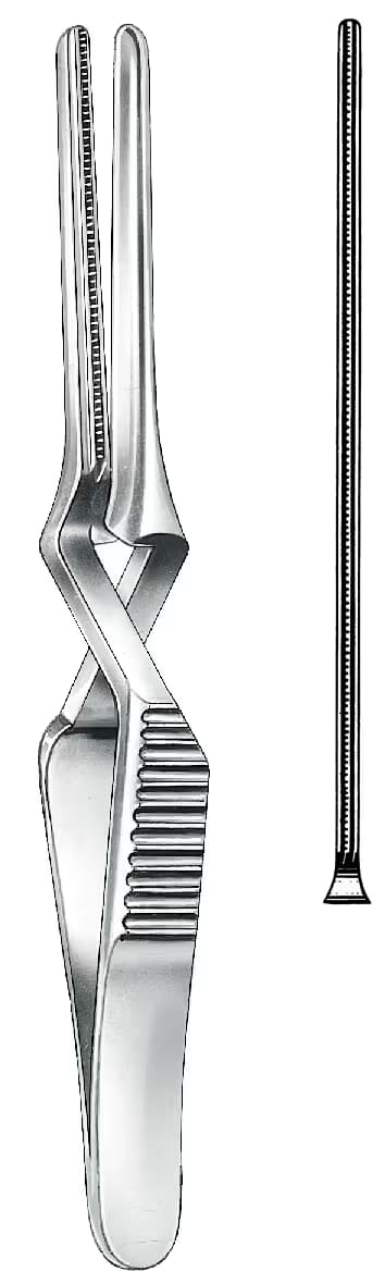 ATRAVMATİK BULLDOG KLEMP DEBAKEY 125mm 68mm DÜZ